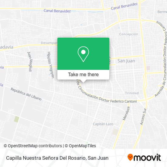 Mapa de Capilla Nuestra Señora Del Rosario