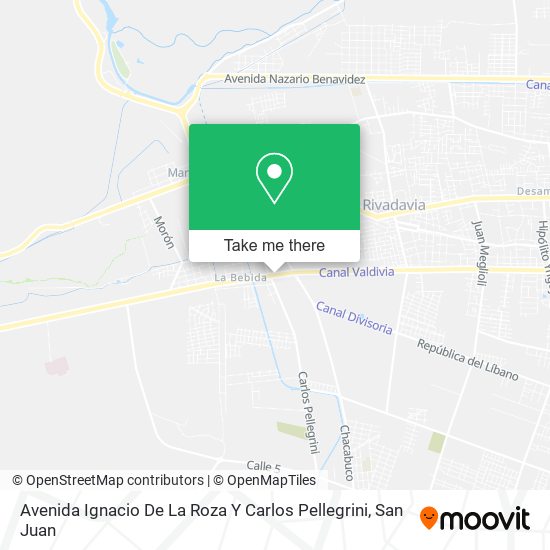 Mapa de Avenida Ignacio De La Roza Y Carlos Pellegrini
