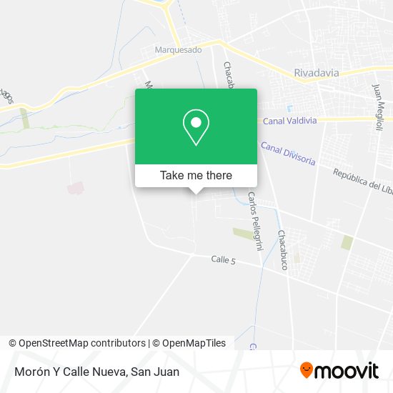 Morón Y Calle Nueva map