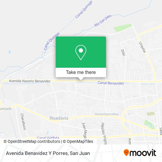 Avenida Benavidez Y Porres map
