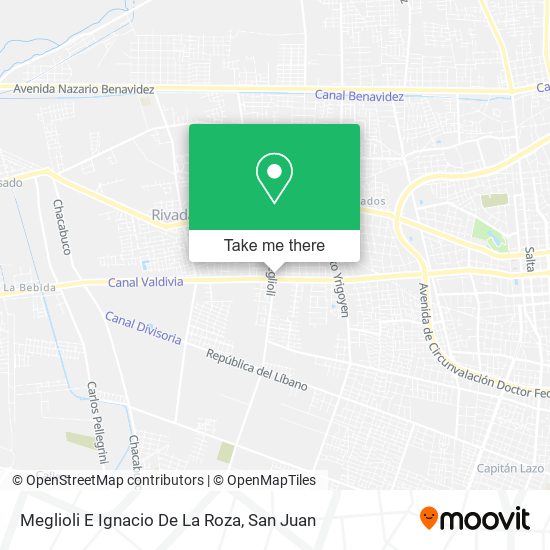 Mapa de Meglioli E Ignacio De La Roza