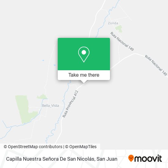 Mapa de Capilla Nuestra Señora De San Nicolás