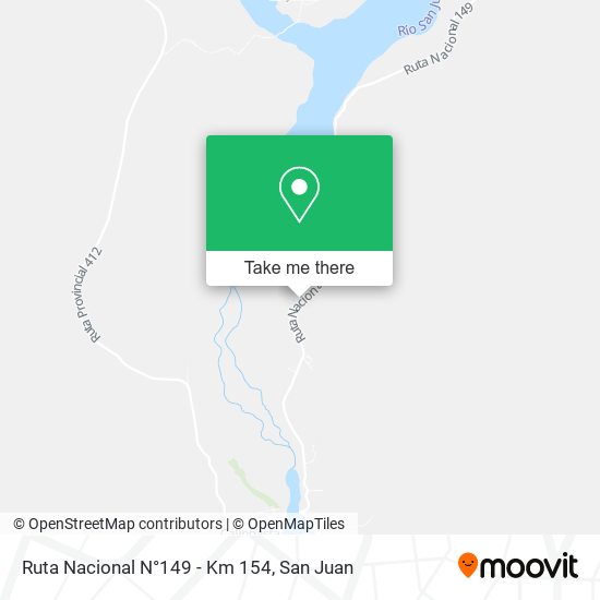 Ruta Nacional N°149 - Km 154 map