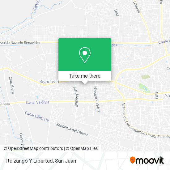 Ituizangó Y Libertad map