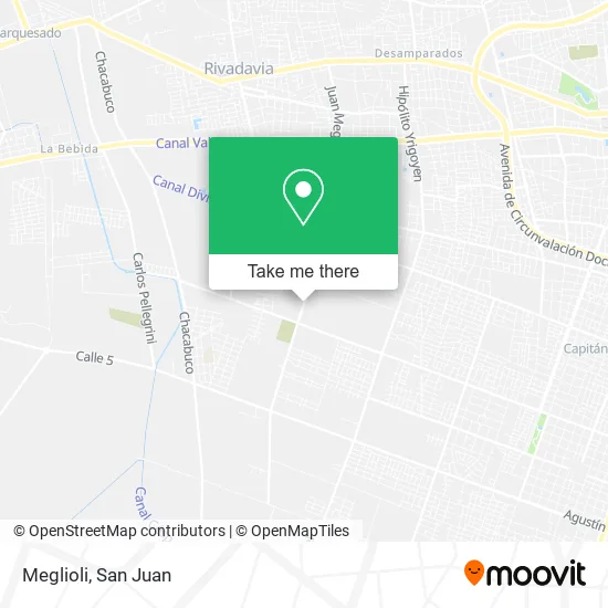 Mapa de Meglioli