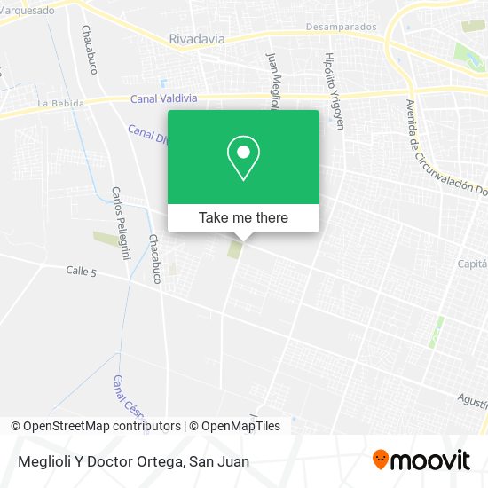 Meglioli Y Doctor Ortega map