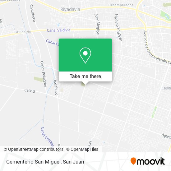 Cementerio San Miguel map