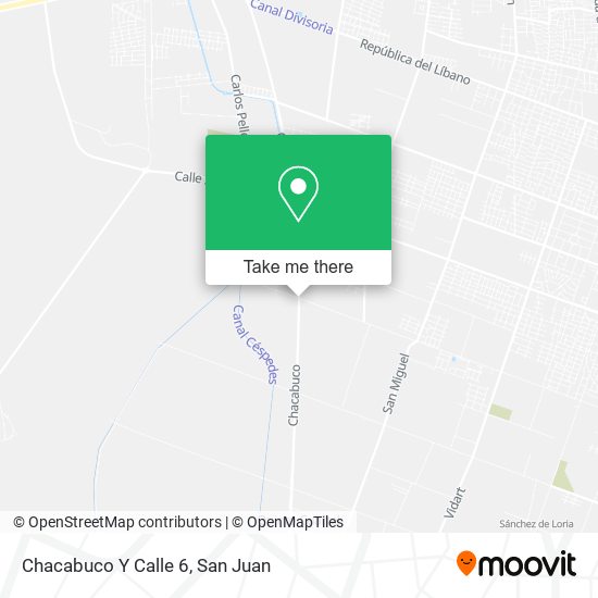 Mapa de Chacabuco Y Calle 6
