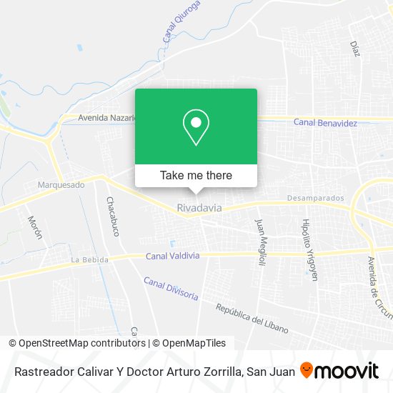 Rastreador Calivar Y Doctor Arturo Zorrilla map