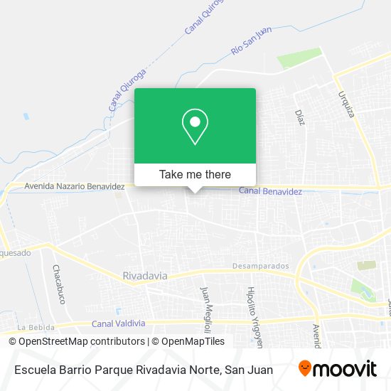 Escuela Barrio Parque Rivadavia Norte map