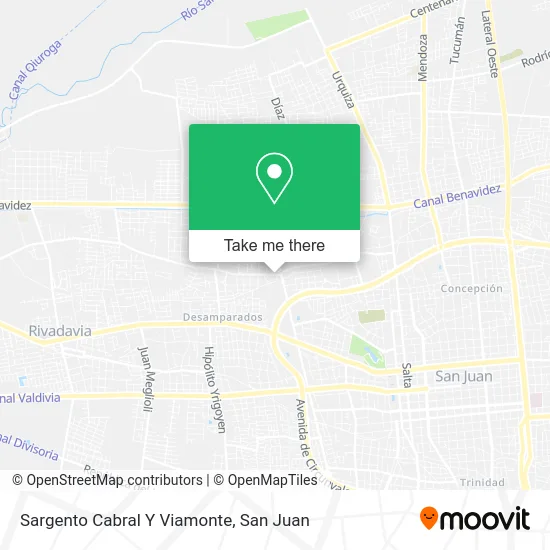 Sargento Cabral Y Viamonte map