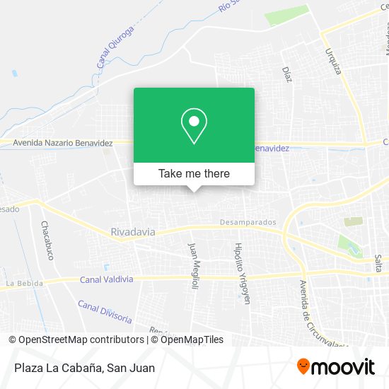 Mapa de Plaza La Cabaña