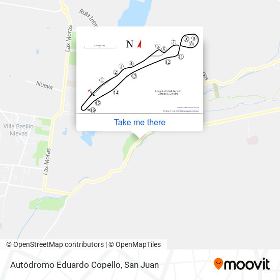 Autódromo Eduardo Copello map