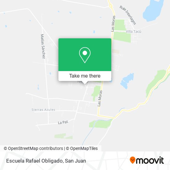 Escuela Rafael Obligado map