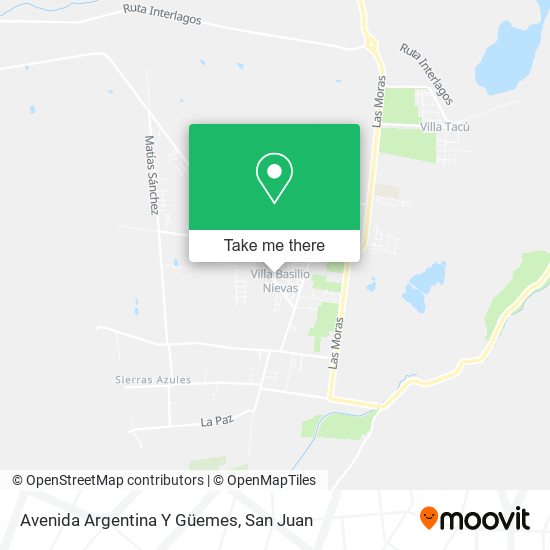 Avenida Argentina Y Güemes map