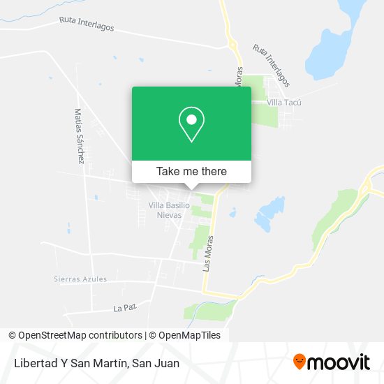 Mapa de Libertad Y San Martín