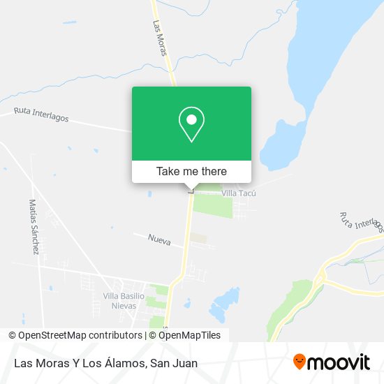 Las Moras Y Los Álamos map