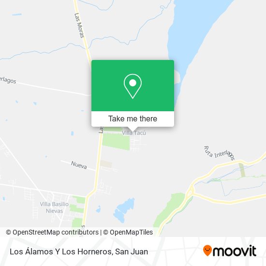 Los Álamos Y Los Horneros map