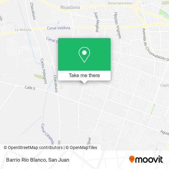 Barrio Río Blanco map