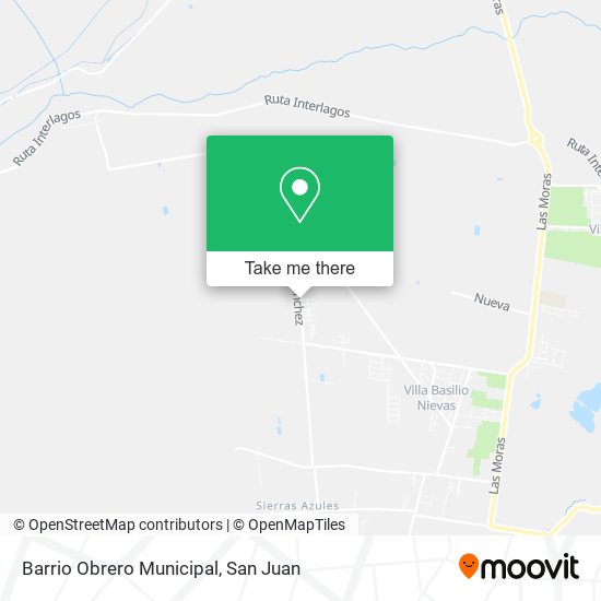 Barrio Obrero Municipal map
