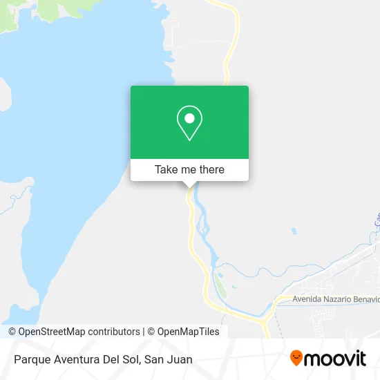 Parque Aventura Del Sol map