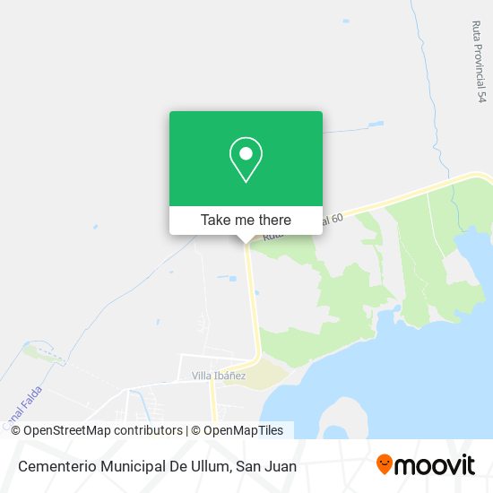 Cementerio Municipal De Ullum map