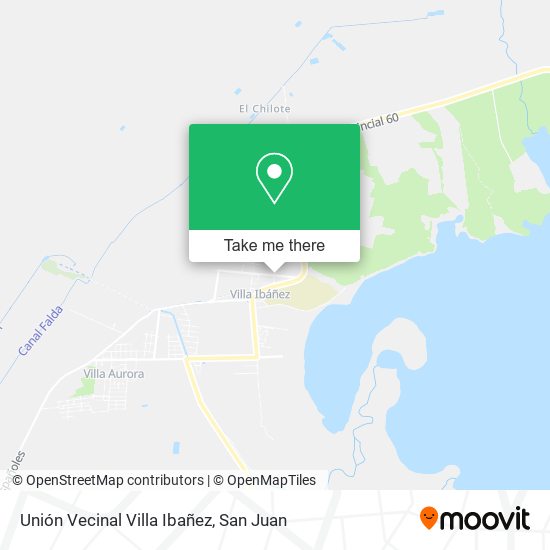 Unión Vecinal Villa Ibañez map