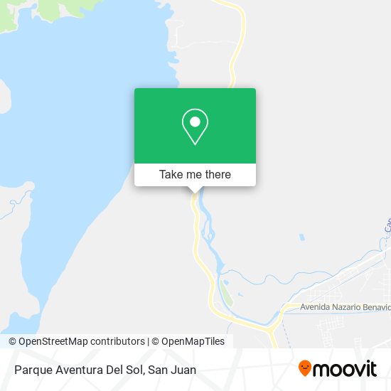 Parque Aventura Del Sol map