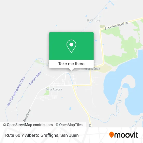 Ruta 60 Y Alberto Graffigna map