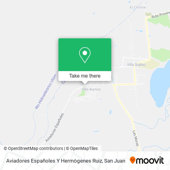 Mapa de Aviadores Españoles Y Hermògenes Ruiz