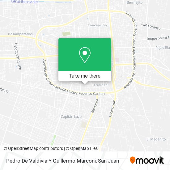 Mapa de Pedro De Valdivia Y Guillermo Marconi