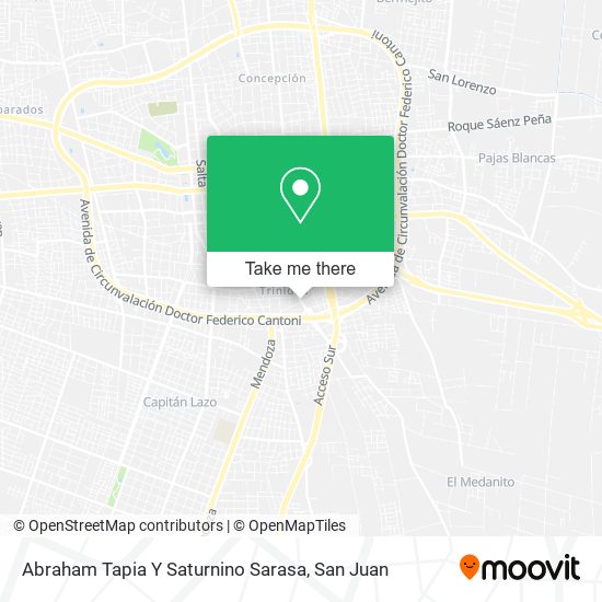 Mapa de Abraham Tapia Y Saturnino Sarasa