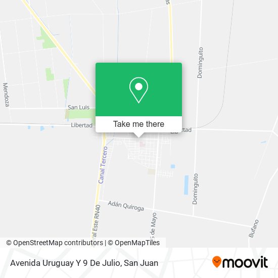 Avenida Uruguay Y 9 De Julio map