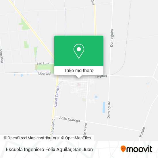 Escuela Ingeniero Félix Aguilar map