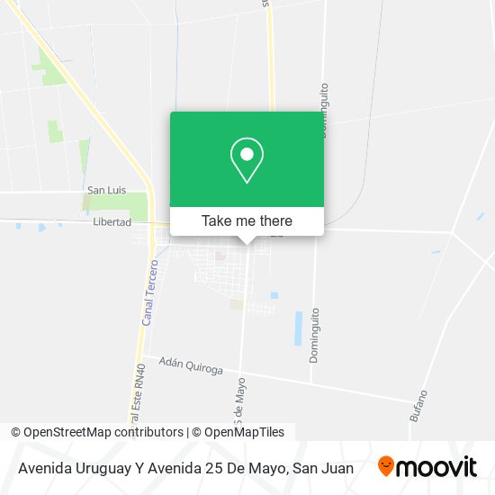Avenida Uruguay Y Avenida 25 De Mayo map