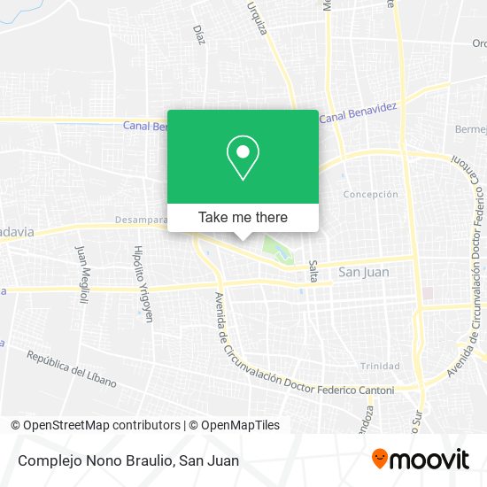 Mapa de Complejo Nono Braulio