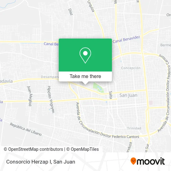 Consorcio Herzap I map