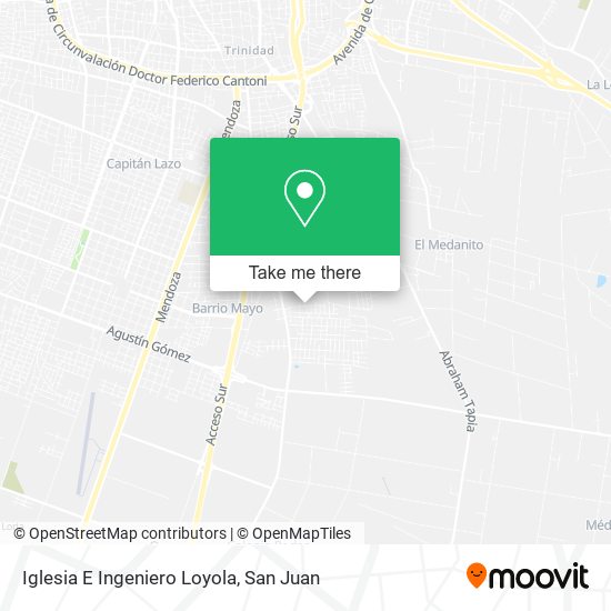 Iglesia E Ingeniero Loyola map