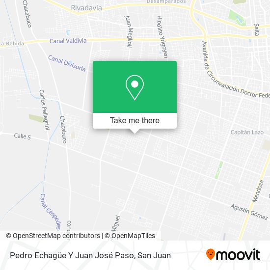 Pedro Echagüe Y Juan José Paso map