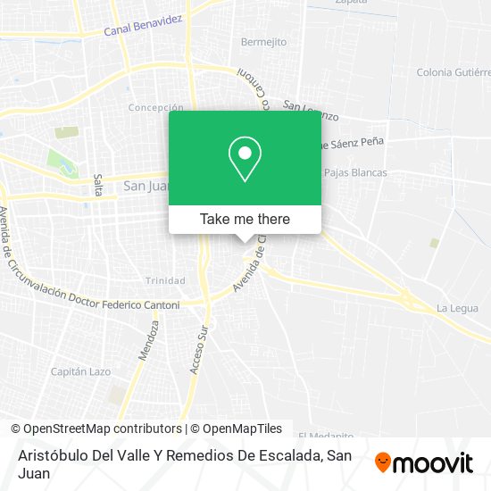 Aristóbulo Del Valle Y Remedios De Escalada map