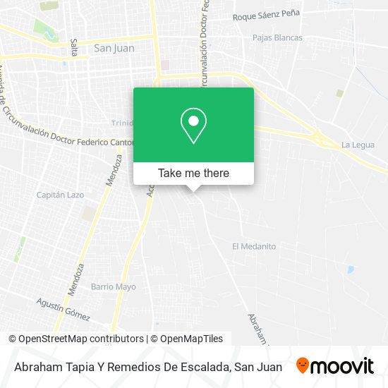 Abraham Tapia Y Remedios De Escalada map