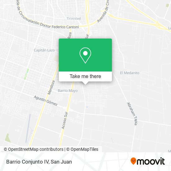 Mapa de Barrio Conjunto IV