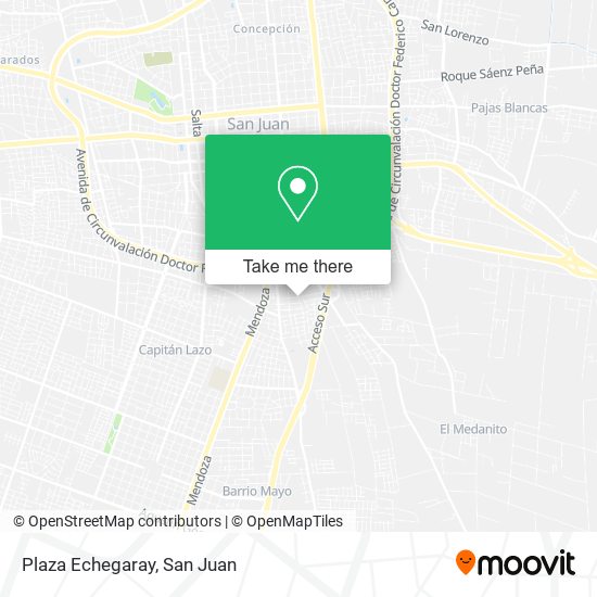 Mapa de Plaza Echegaray