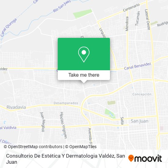 Consultorio De Estética Y Dermatologia Valdéz map