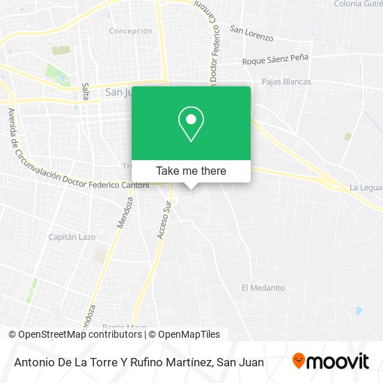 Antonio De La Torre Y Rufino Martínez map