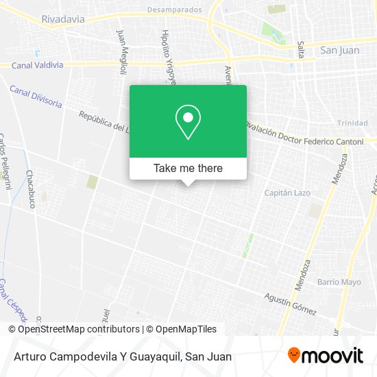 Mapa de Arturo Campodevila Y Guayaquil