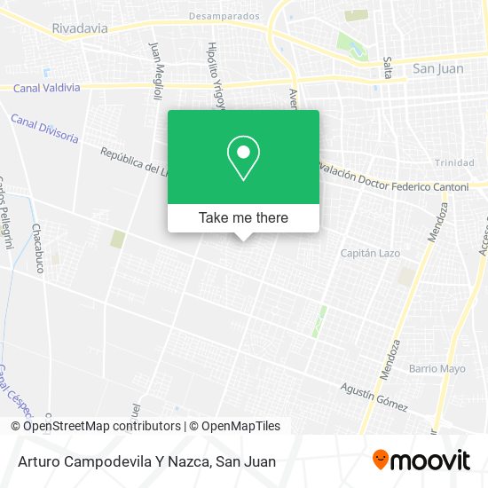 Mapa de Arturo Campodevila Y Nazca
