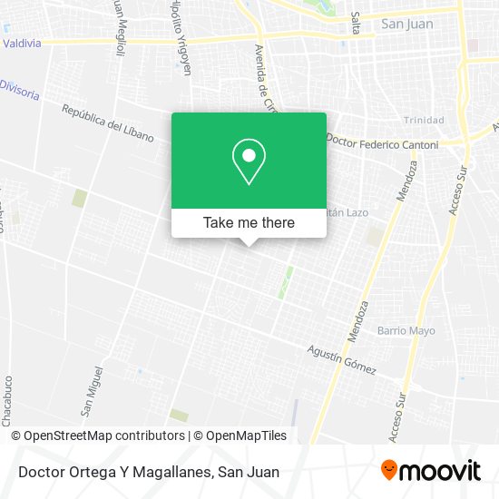Doctor Ortega Y Magallanes map