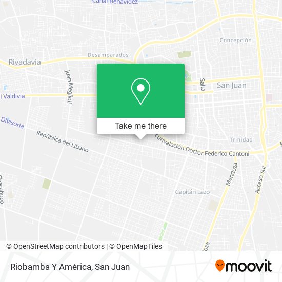 Riobamba Y América map