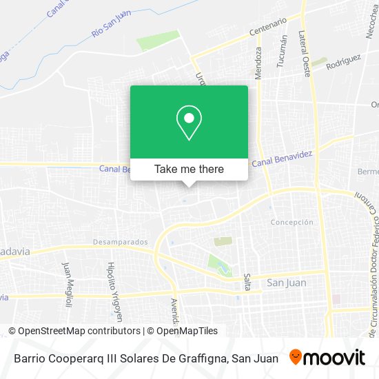 Barrio Cooperarq III Solares De Graffigna map